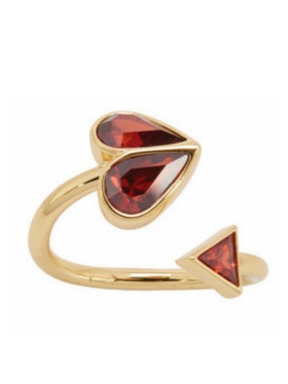 KATE SPADE ROCK SOLID STONE RING SZ 6 - Picture 6 of 11